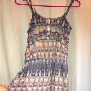 Spaghetti Strap Hugh Low Dress